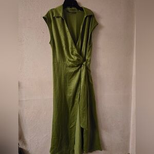 Chic Olive Green Maxi Dress
